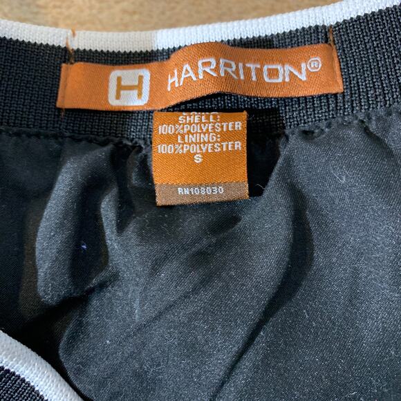 Harrinton lightweight pullover jacket size S small black infinity - Picture 6 of 7